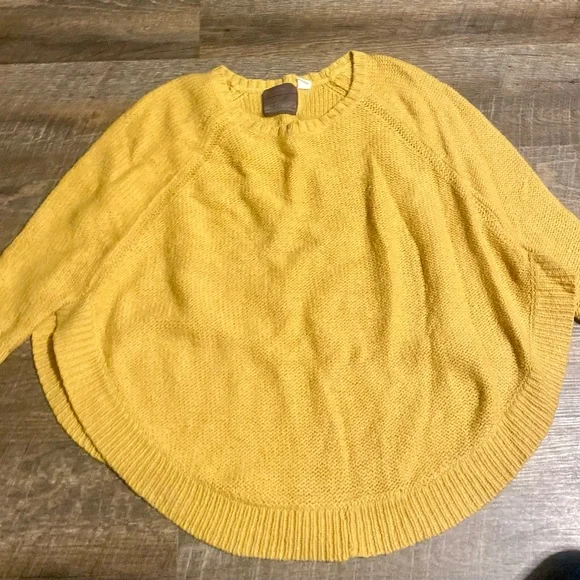 Anthropology Guinevere Mustard Colored sweater - Picture 2 of 10